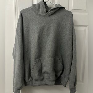 Gildan Heather Gray Pullover Hoodie